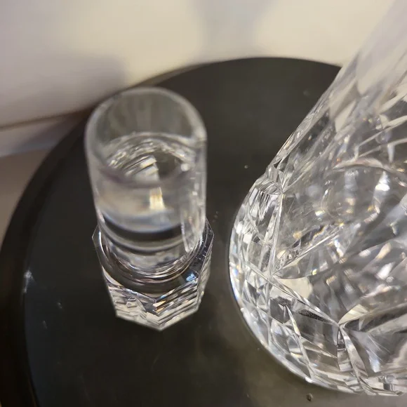 Waterford Crystal Lismore Cut Crystal Decanter Vintage 15.4